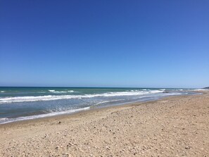Accommodatie ligt op het strand