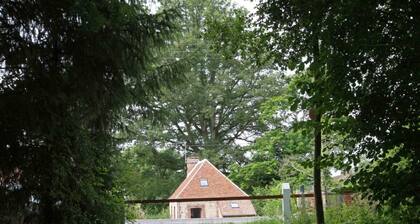 Charming Cottage with Terrace, Amenities, and Nearby Fishing Pond in Longny's Forest