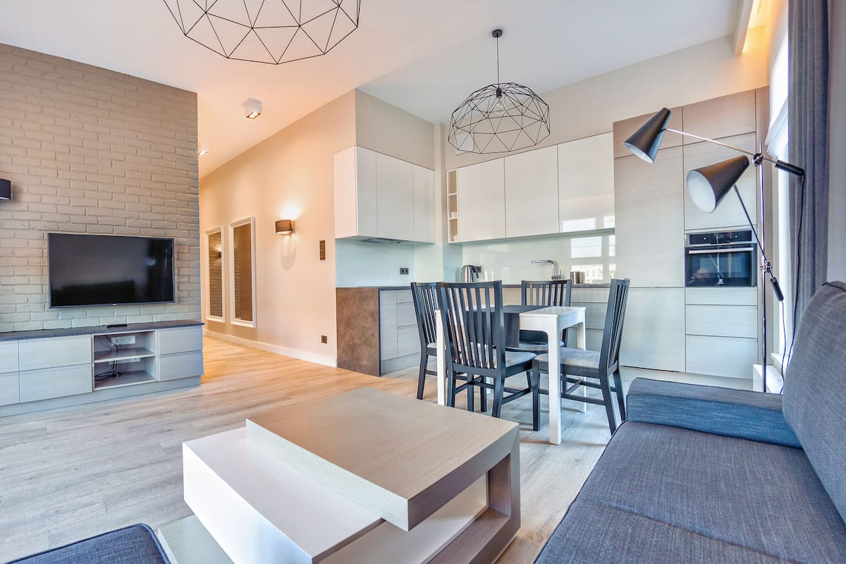 Apartment (Kiedronia 3/5) | Living area | Flat-screen TV