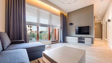 Apartment (Kiedronia 3/5) | Ruang tamu | TV skrin rata