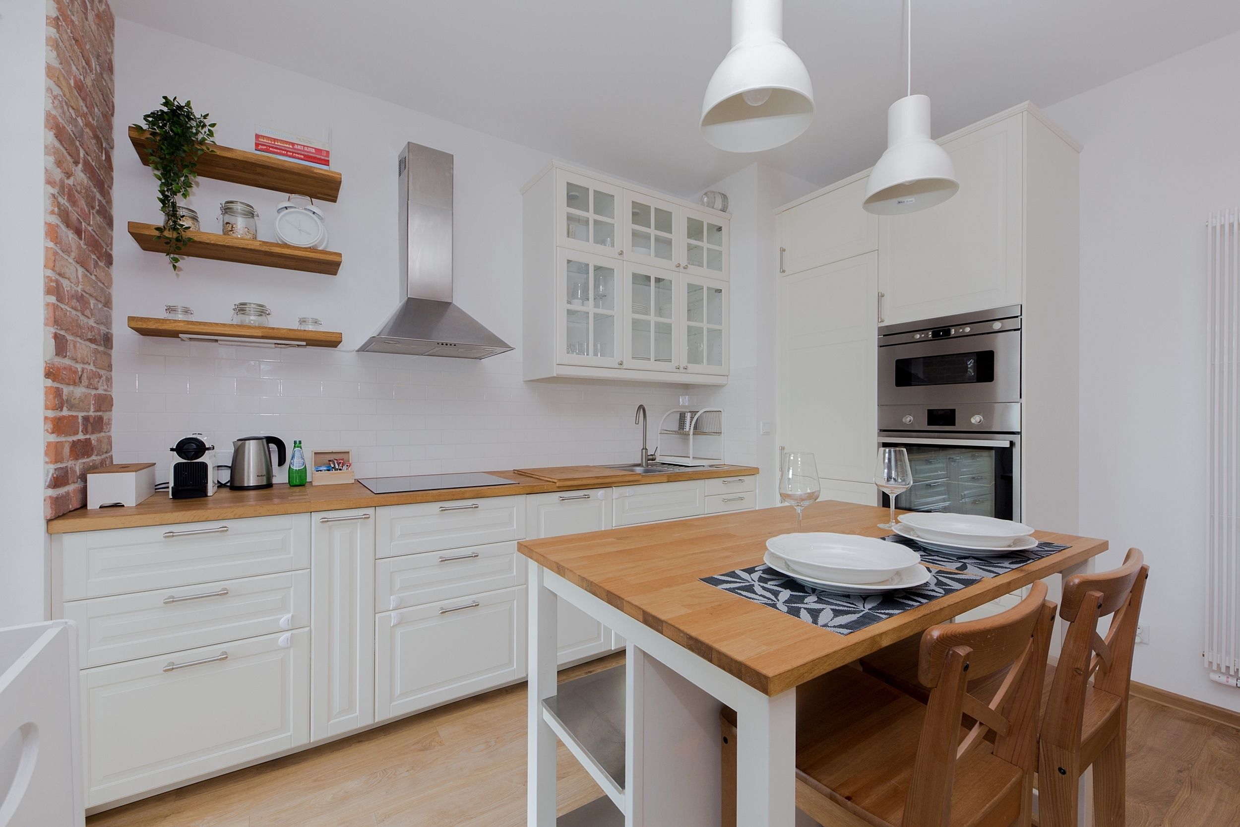 Comfort Apartment, Courtyard View | Private kitchen | Espresso maker, coffee/tea maker, full-sized fridge, microwave