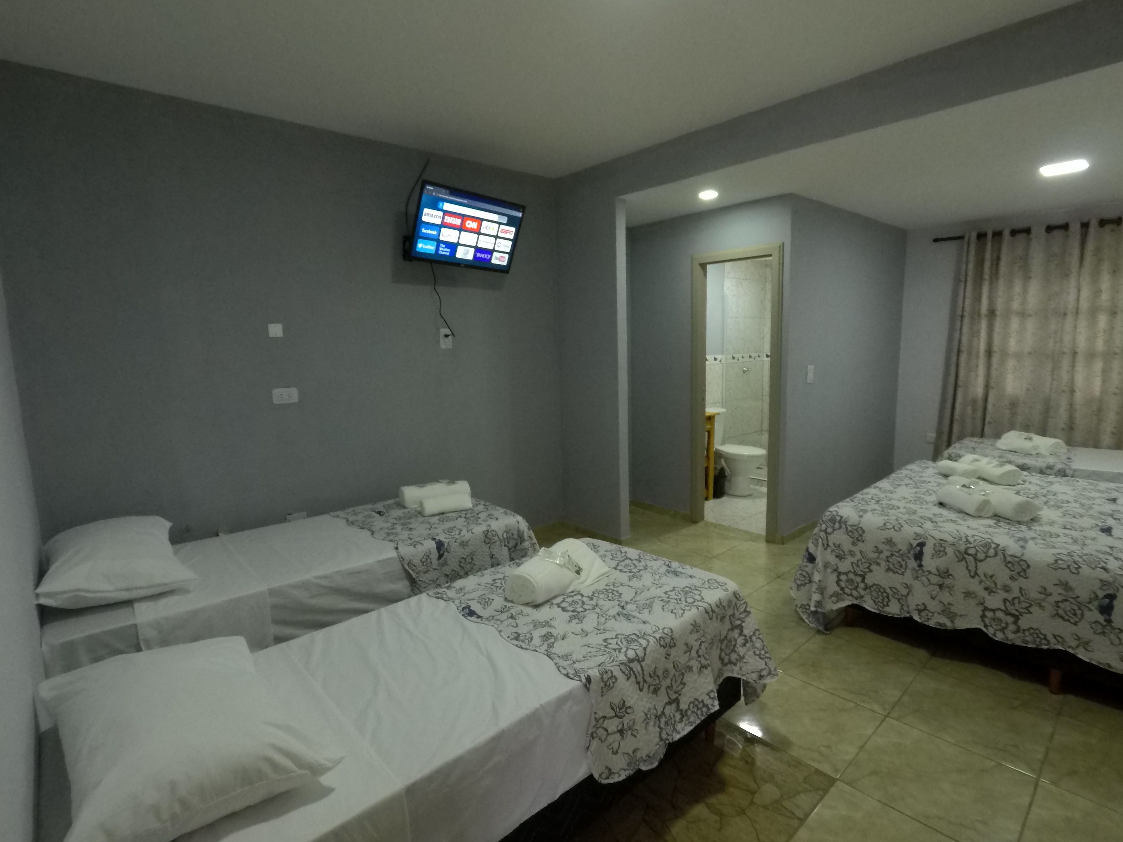 quadruple room, pool view | egyptian cotton sheets, premium bedding, memory-foam beds