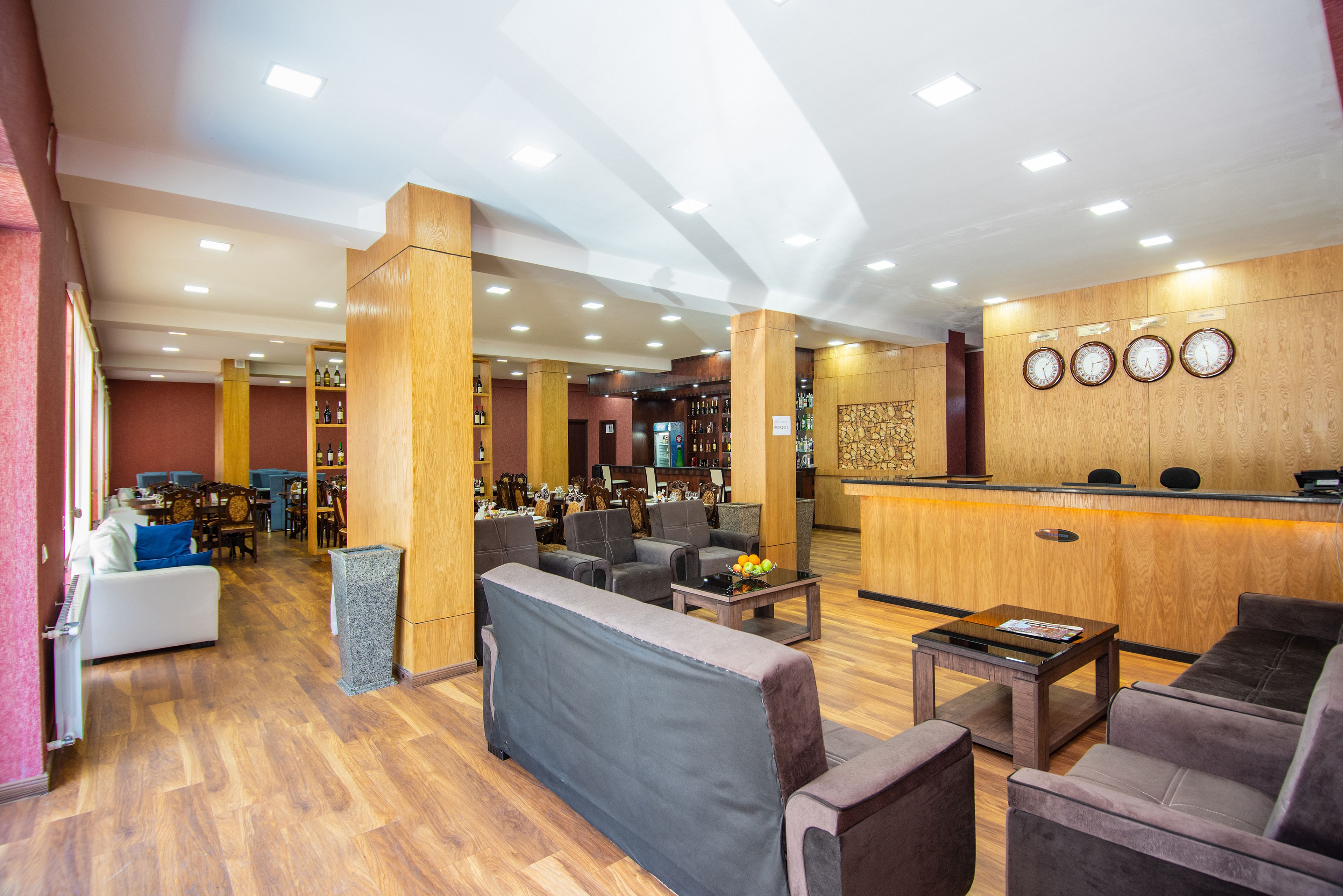 Sitteområde i lobbyen