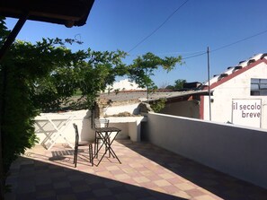 Habitación panorámica doble, terraza, vistas al viñedo | Terraza o patio