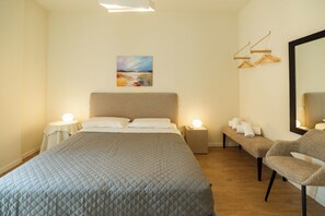 Family Apartment, 2 Bedrooms | 1 室のベッドルーム、エジプト綿のシーツ、高級寝具、デスク