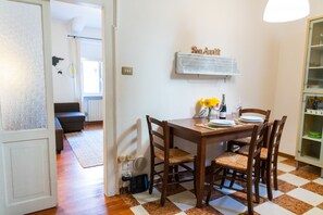 Family Apartment, 1 Bedroom | Living room | TV - Τhe welcoming Rocchetto residence at 25m from P. Erbe (Verona)