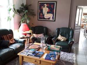 Sala de estar en el lobby