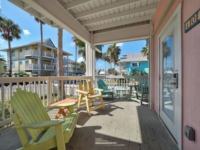 Seashell Village Resort near the beach with kitchens