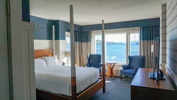 Chambre, 1 grand lit, balcon, vue lac (Bay Point)