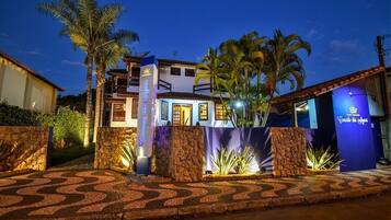 Front of property - evening/night