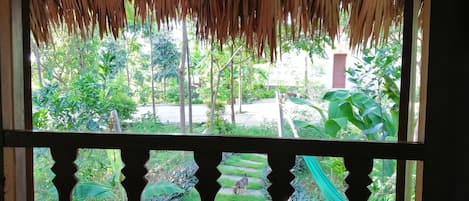 Utsikt mot innergård