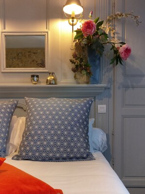 La Cigale et la Fourmi - Chambre Double Deluxe, 1 lit double | Individuelt design, individuel indretning, mørklægningsgardiner