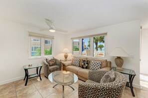 Televisión, reproductor de DVD, libros y videoteca 