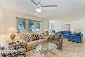 TV, DVD player, books, video library - Unit #204 Sand Cay Beach Resort Gulf Front (Longboat Key)