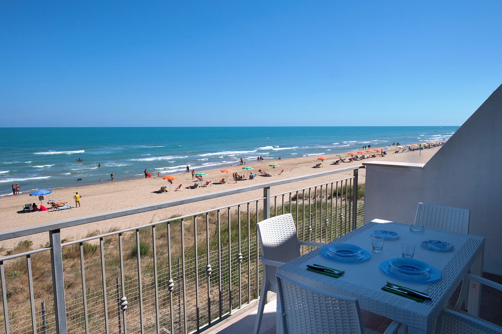 Appartement Deluxe, 2 chambres, vue mer | Balcon