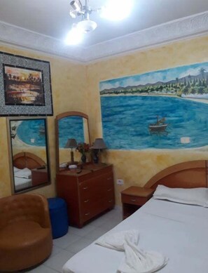 Single Room, City View | Blackout curtains, free WiFi, bed sheets - Hotel Hamilton - Kaly Center (Hammamet)