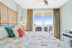 2 bedrooms, iron/ironing board, free WiFi, bed sheets - 2 Gulf Front Masters, LOW Floor, West Corner!  Great Views!  Snowbirds Welcome! (Panama City Beach)