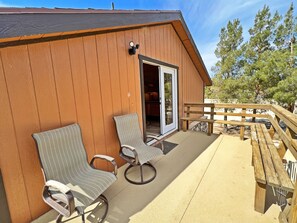 Terrace/patio - Death Valley Rustic Stone Cabin*Fireplace*Pool (Pahrump)