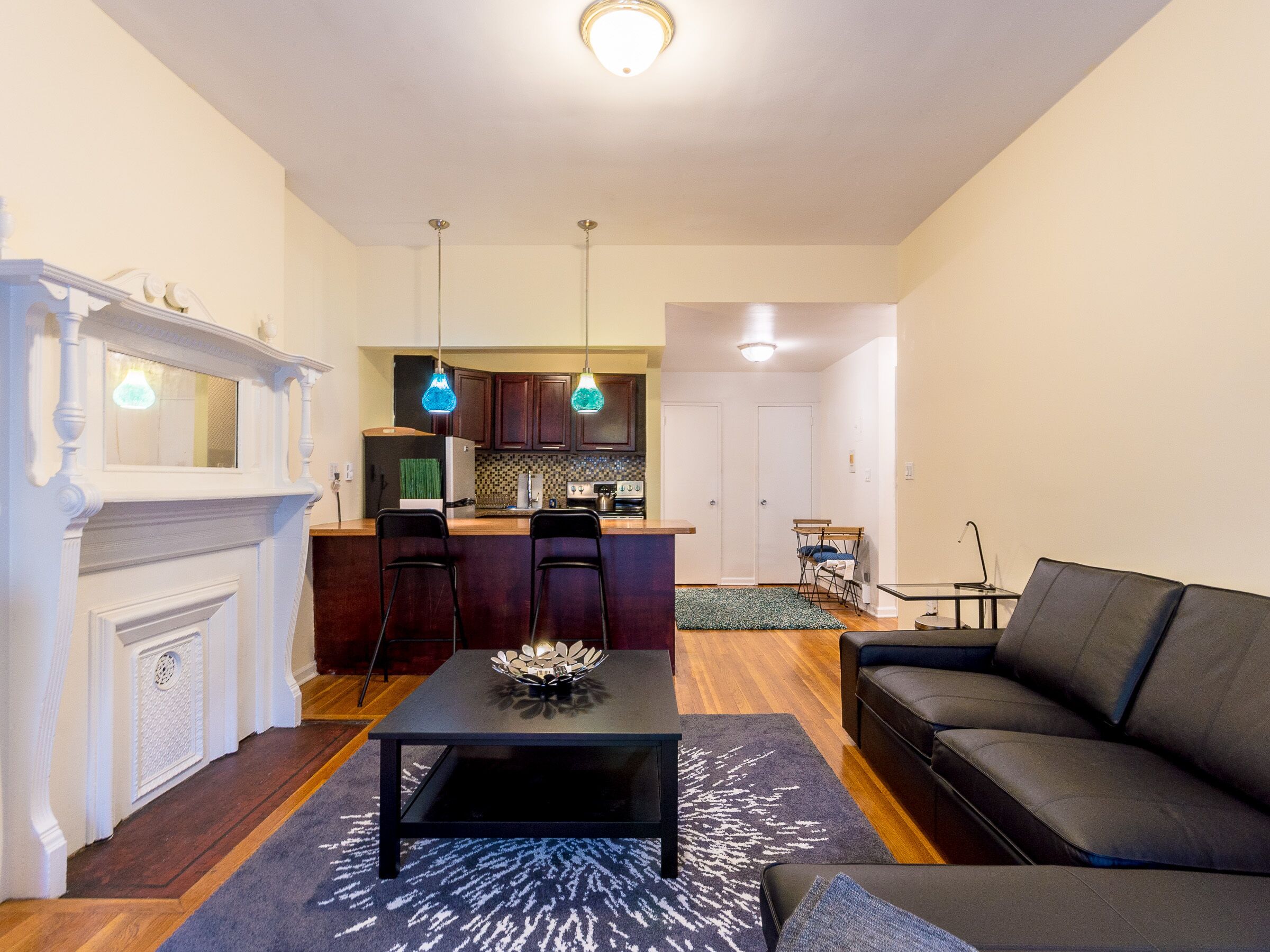Quiet one bedroom apt one block from central park 30 DAY MINIMUM RENTAL