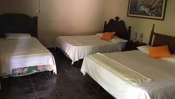 Family Cabin, Multiple Beds, Pool View | Premium bedding, memory-foam beds, free WiFi, bed sheets