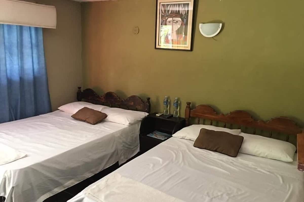 Premium bedding, memory foam beds, WiFi (free), bed sheets