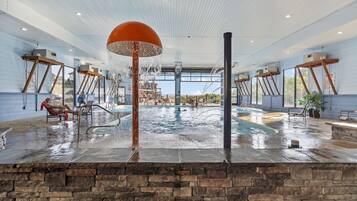 Indoor pool, a heated pool