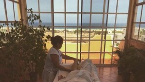 Panoramic Villa, Multiple Bedrooms, Multiple Bathrooms,  Sea View | View from room - Hacienda Pozo Cota (Migrino)