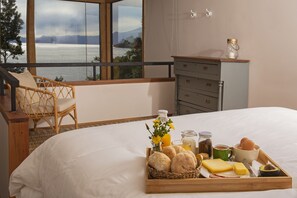 Opções para refeição no quarto