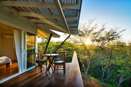 Deluxe Bungalow, 1 King Bed, Terrace, Ocean View | Terrace/patio. Mikado Natural Lodge