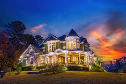 Chateau d'Amour - A Luxurious Modern Victorian Home, 5400 Sq Ft on a 2 Acre Lot!