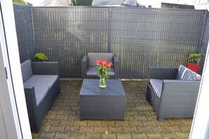 Terrace/patio - Nice apartment with terrace in the center (Landerneau)