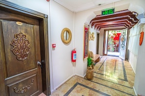 Interior entrance