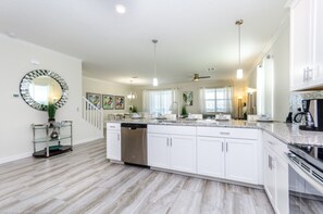 Villa, Multiple Beds | Private kitchen