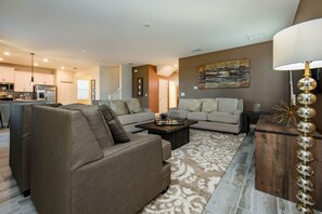Villa, 6 Bedrooms | Living area | LCD TV - Champions Gate 1517 (Davenport)