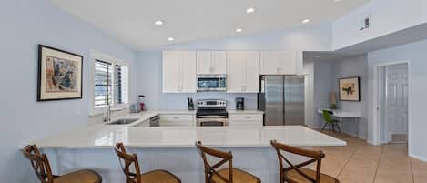 House, Multiple Beds | Private kitchen