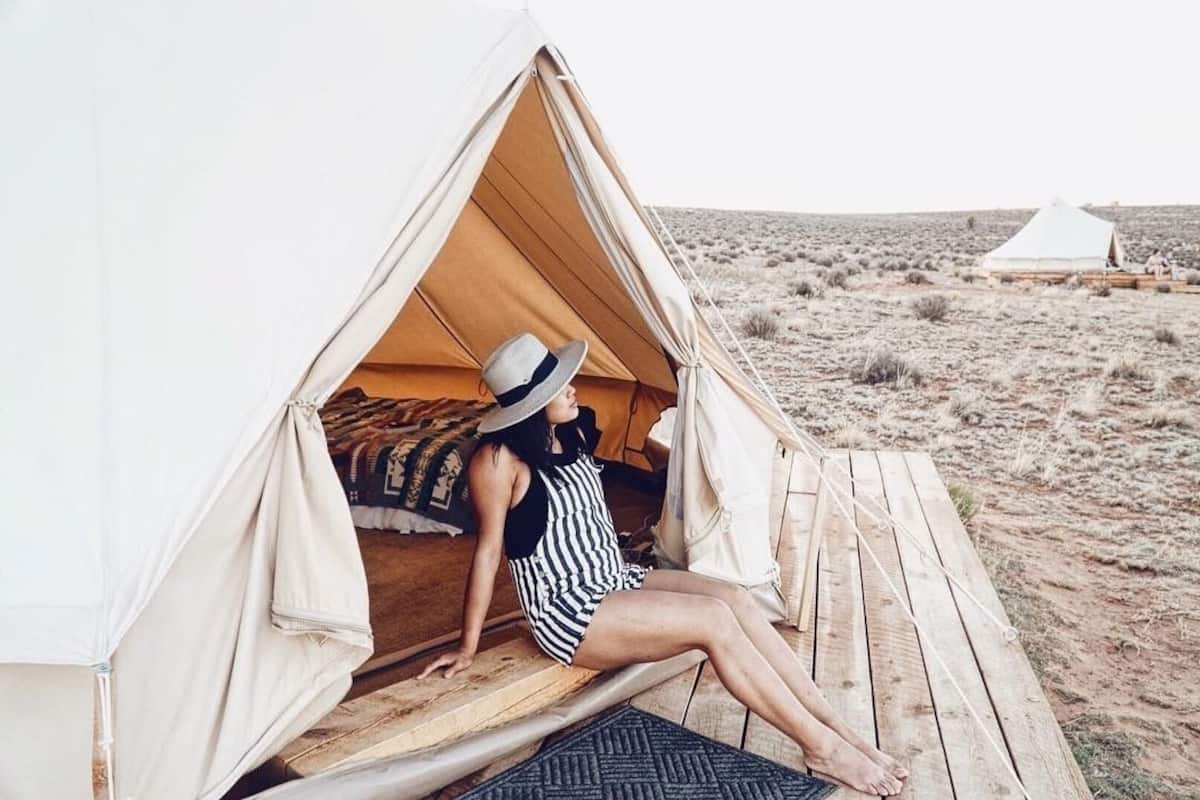 Bell Tent One | Egyptian cotton sheets, premium bedding, down comforters, pillowtop beds