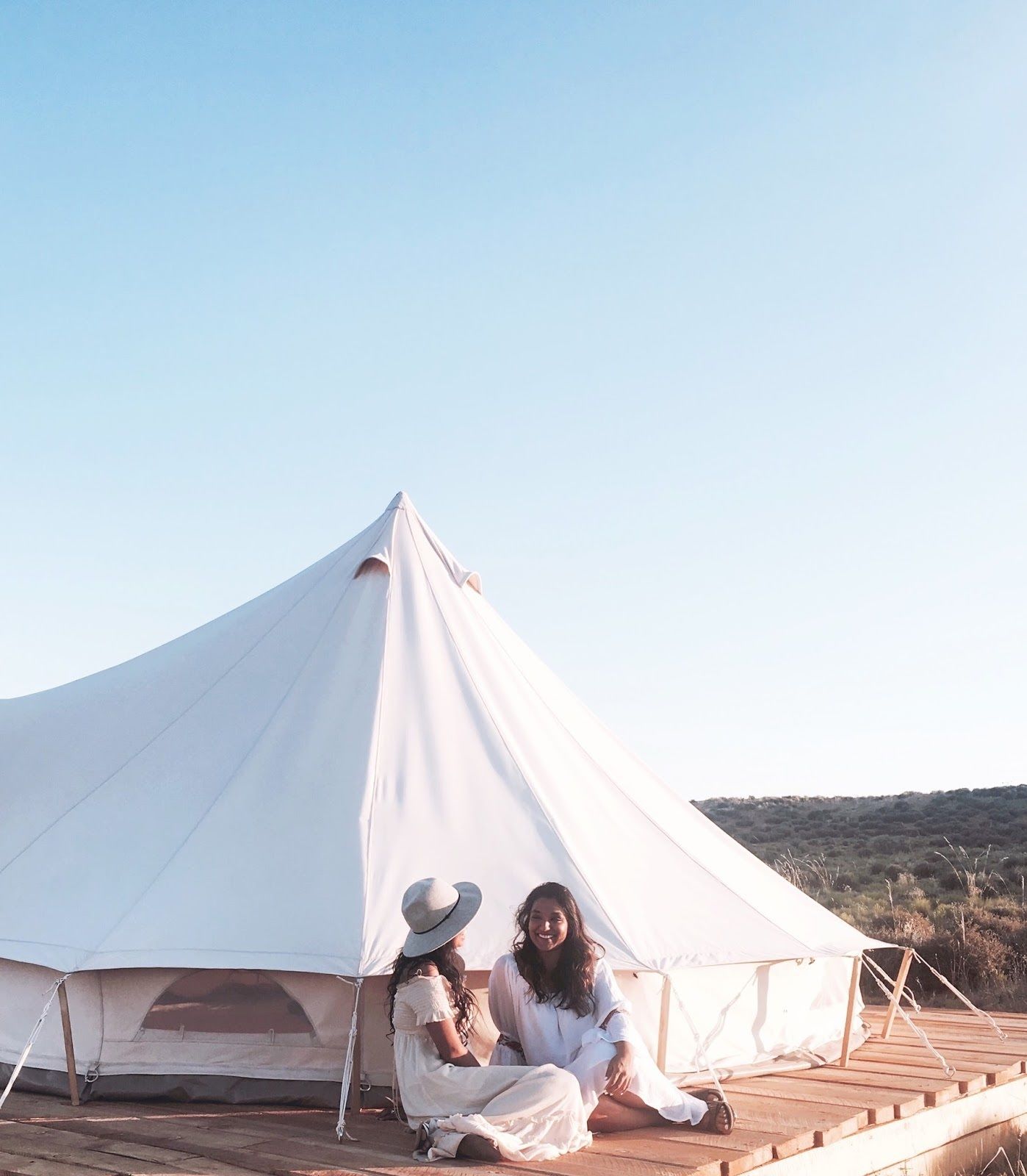 Bell Tent Two | Egyptian cotton sheets, premium bedding, down comforters, pillowtop beds