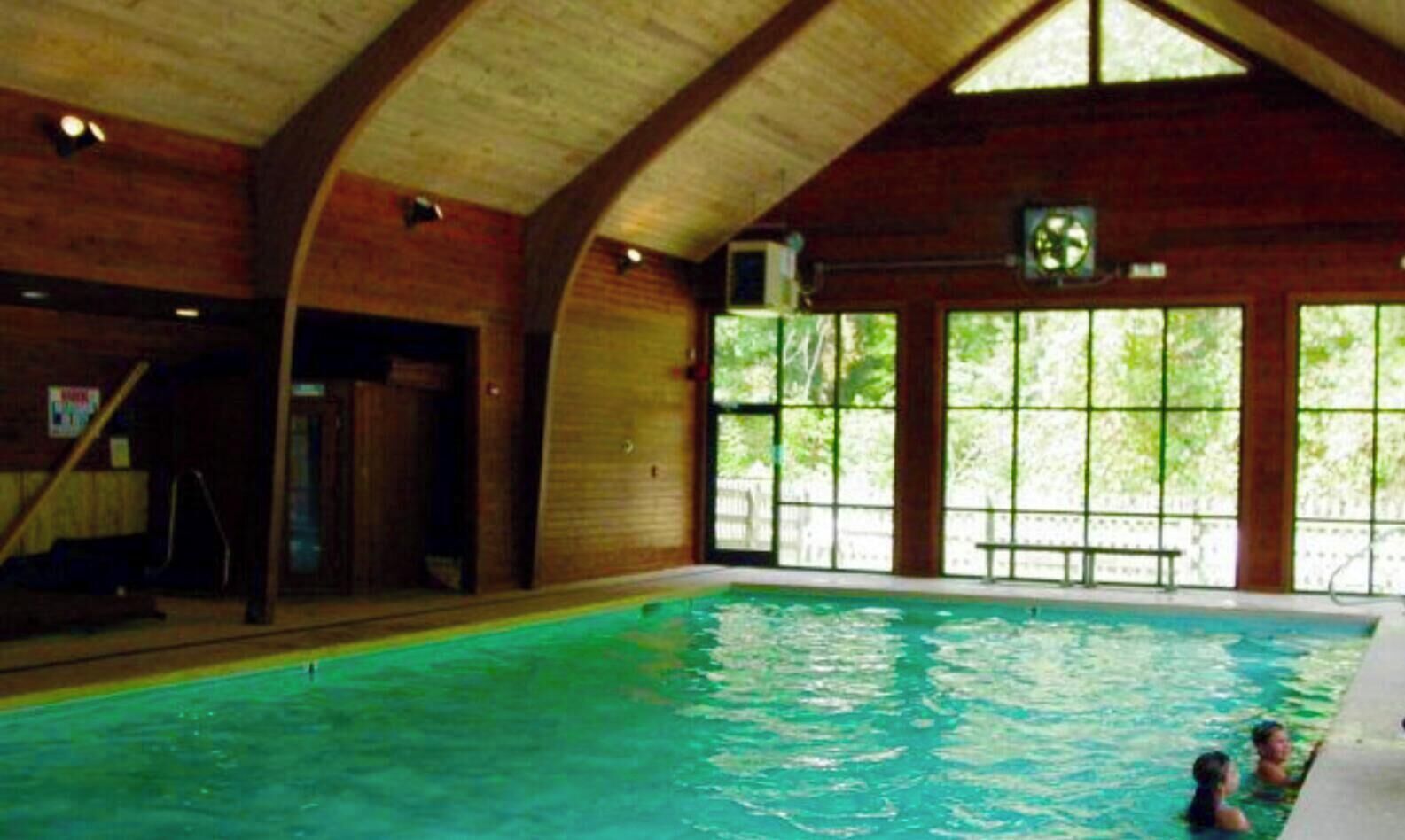 Indoor pool, outdoor pool