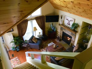 Smart TV, fireplace, video games, Netflix