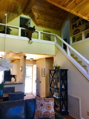 Smart TV, fireplace, video games, Netflix