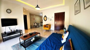 Apartment, 3 Schlafzimmer (Double Key by HR 2) | Wohnbereich