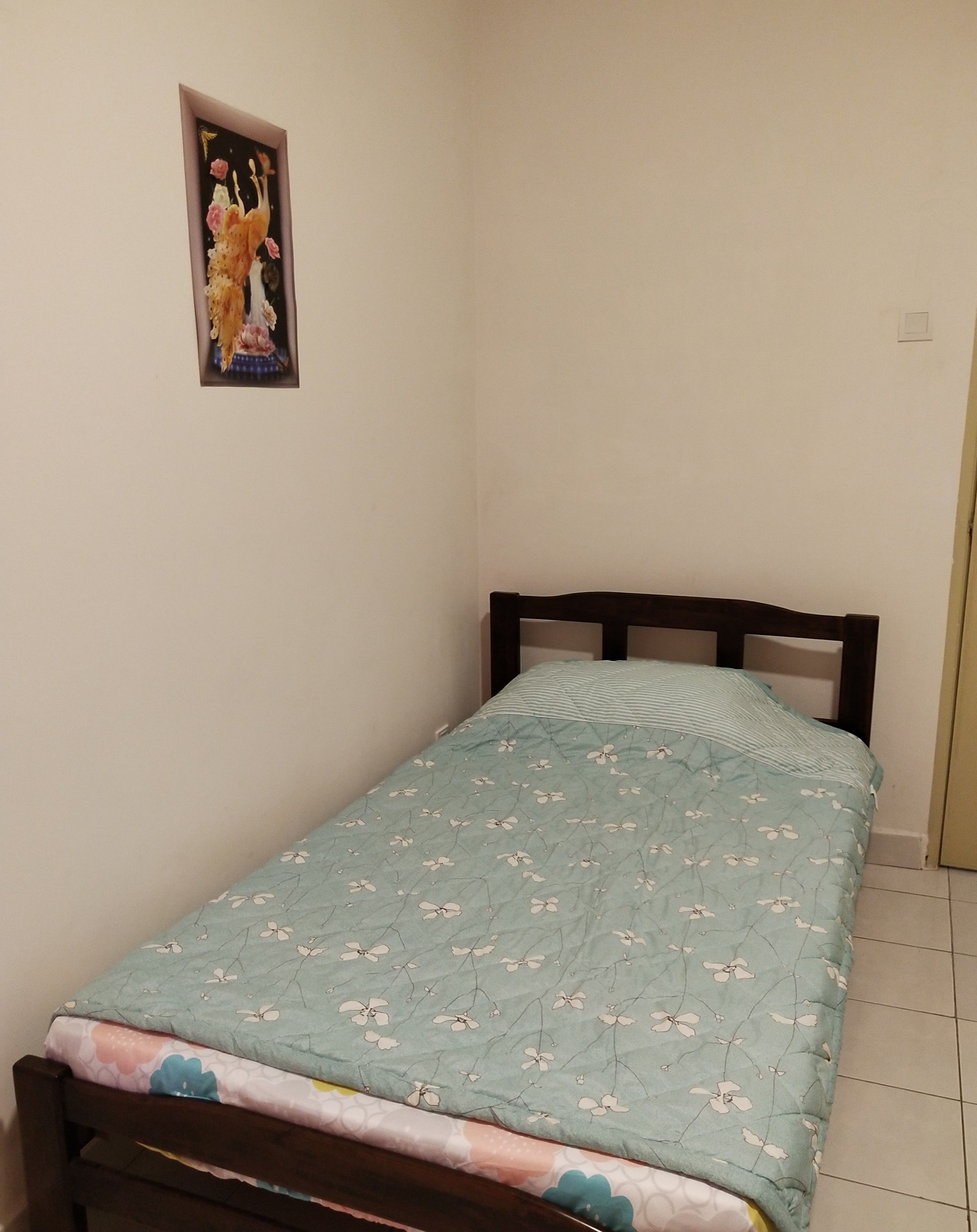 客房 (Bedroom 3) | 埃及棉床單、高級寢具、羽絨被、記憶床墊