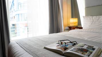 3-Bedroom Apartment (5B) | 3 quartos, roupas de cama de algodão egípcio, roupas de cama premium