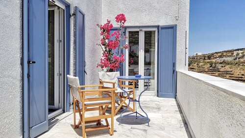 Elegant Cycladic Marble Residence In A Picturesque Village
