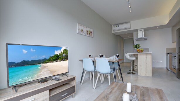 Deluxe Apartment | Living area - Orchard Apartment Protaras (Paralimni)