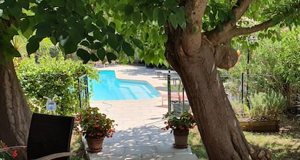 Villa campagne Aixoise avec climatisation et piscine sécurisée