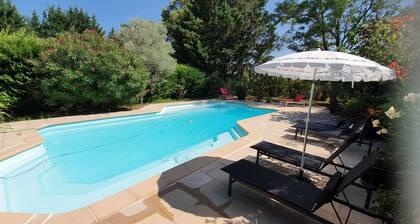 Villa campagne Aixoise avec climatisation et piscine sécurisée