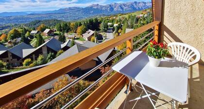 Apartment 4 ppl, south-facing balcony, parking, wifi, pets allowed