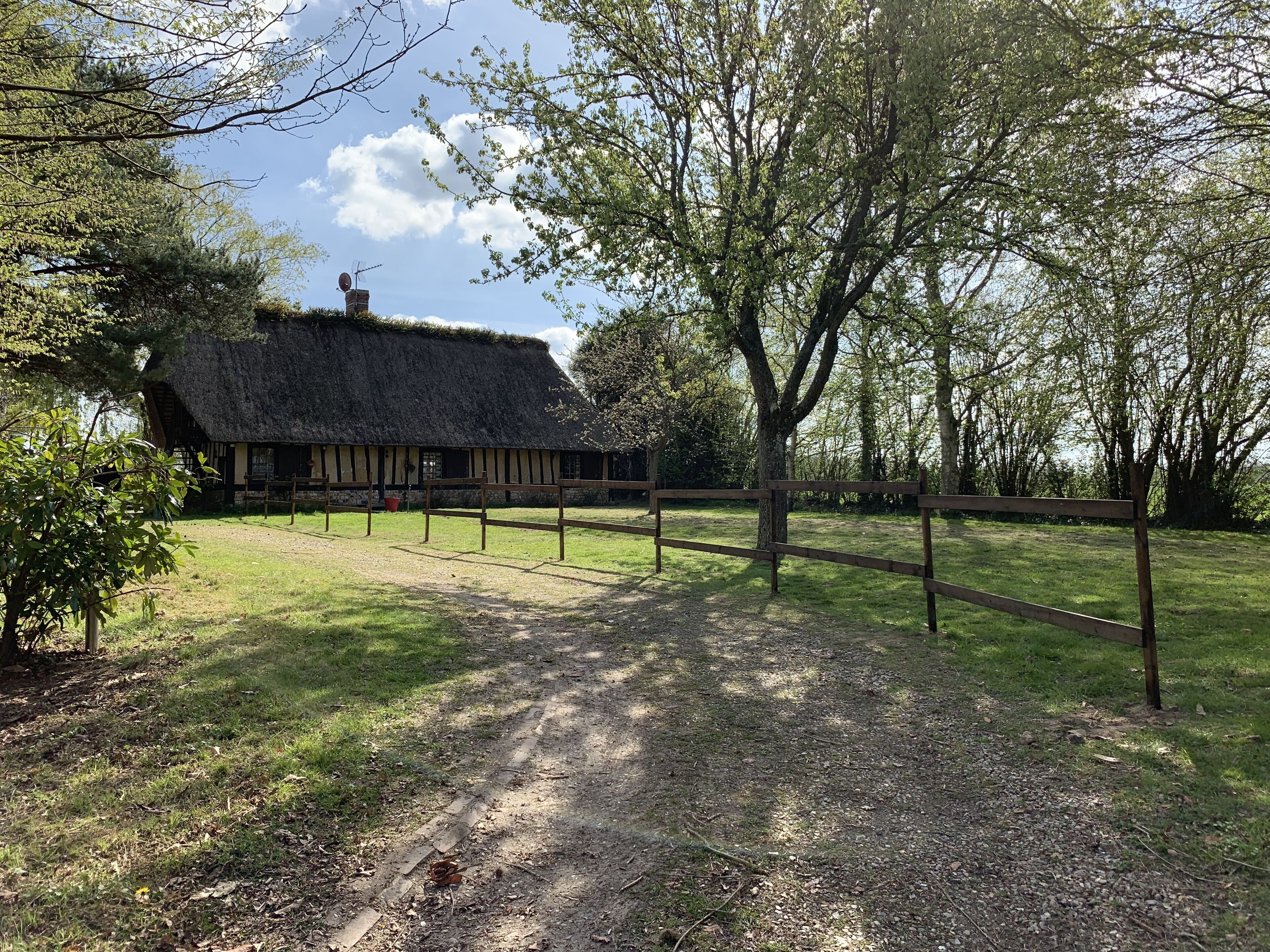 chemin arrivée
