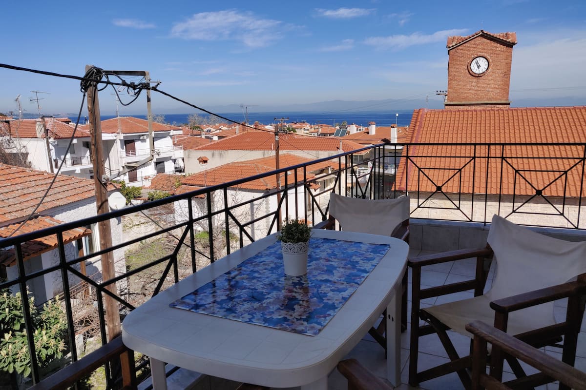 Junior Apartment, Sea View | Balcony view